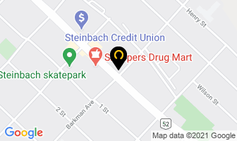 Eastman Employment Services in Steinbach map