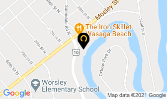 Easton Insurance in Wasaga Beach map