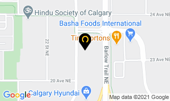Eastside Kia in Calgary map