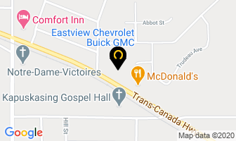 Eastview Chevrolet Buick Gmc Ltd. in Kapuskasing map