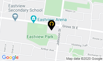 Eastview Dental in Barrie map