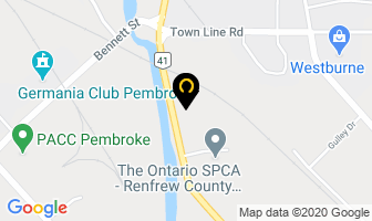 Eastway Collision in Pembroke map