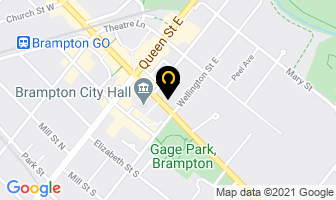 Eastwood Psychologists in Brampton map