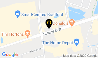 Easyfinancial in Bradford West Gwillimbury map