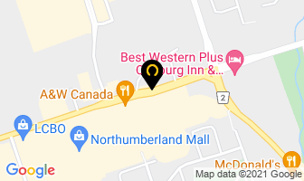 Easyfinancial in Cobourg map