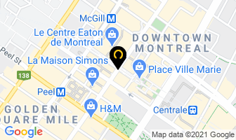 Eaton Centre in Montreal map