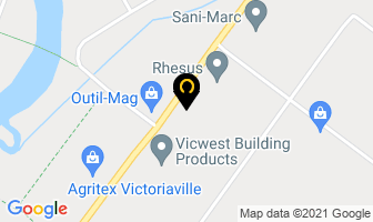 Ecc Solutions Inc in Victoriaville map
