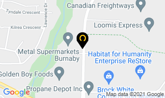 Ecco Heating Products Ltd in Burnaby map