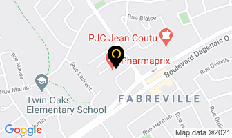 Echo Prix in Beauharnois map