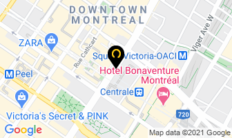 Eckler Associ&eacute;s Ltee in Montreal map