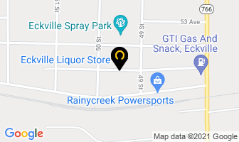 Eckville Liquor Store in Eckville map
