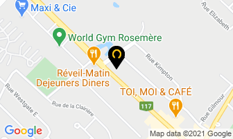 Eclairage Lumitel Inc in Rosemère map