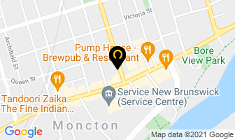 Eco Grass Lawn Service Eco Grass 2001 Ltd in Moncton map