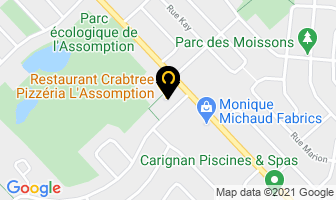 Ecole Ame En Danse in L'Assomption map
