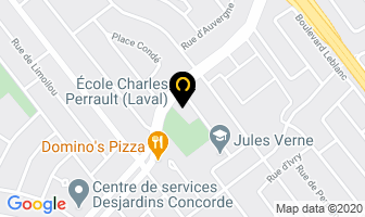 Ecole Charles Perrault in Beauharnois map