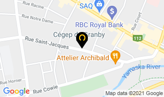 Ecole Nationale De La Chanson (Granby) in Charlemagne map