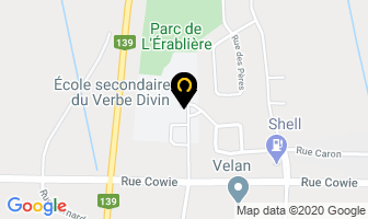 Ecole Secondaire Du Verbe Divin in Charlemagne map