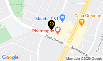 Economax in Brossard map