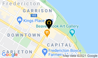 Eddy & Downs Barristers & Solicitors in Fredericton map