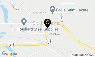 Eddy's General Store in St-lazare map