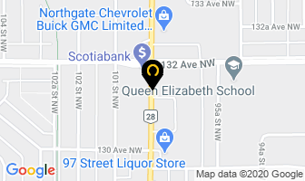 Eden Exotic Entertainment in Edmonton map