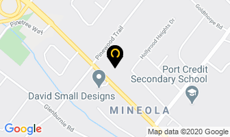 Eden Oak Homes in Mississauga map