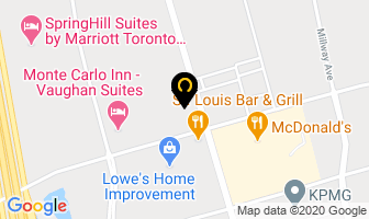Edgeley Printing in Vaughan map