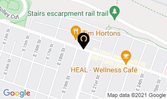 Edgemount Manor Retirement Home in Hamilton map