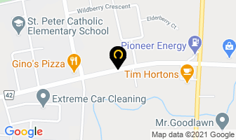 Edgewater Sewer Services Inc in Tecumseh map