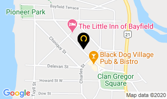 Edin Boutique in Central Huron map