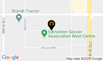 Edmonton Minor Ball Hockey in Edmonton map