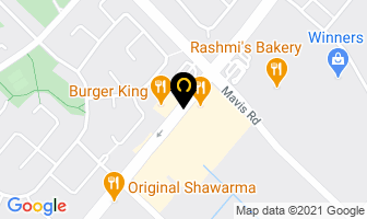 Edmonton West Decorating Centre in Mississauga map