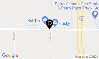 Edmonton West Husky House in Parkland County map