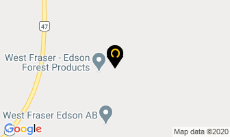 Edson Forest Products in Edson map