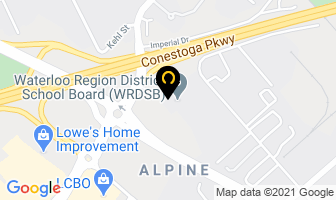 Education Credit Union in Kitchener map
