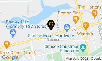 Edward Jones - Financial Advisor: Daryl Dankwardt in Simcoe map