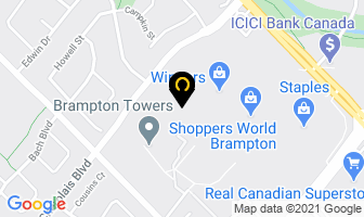 Edward Jones Shoppers World Brampton in Brampton map