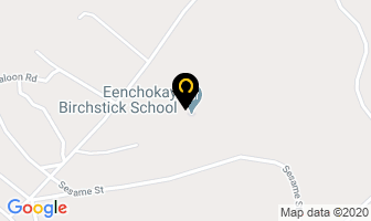 Eenchokay Birchstick School in Kenora District map