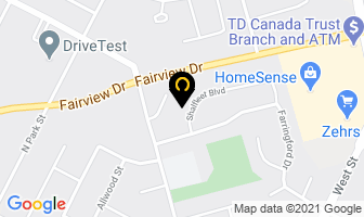 Efficient Services in Brantford map
