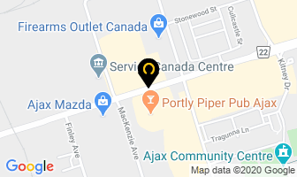Eggs Crepes Restaurant in Ajax map