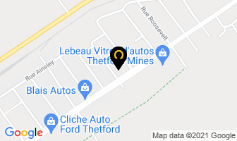 Electral Inc in Thetford Mines map