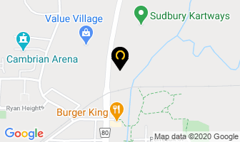 Electric Beach in Sudbury map