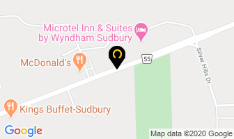 Electrolux Canada in Sudbury map