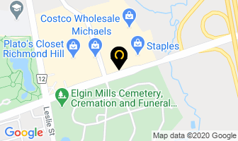 Elgin Mills Crossing Ida in Richmond Hill map