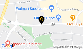 Elionna Inc in Guelph map