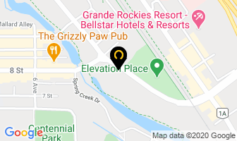 Elita Restaurant in Canmore map
