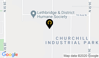 Elite Custom Upholstry in Lethbridge map