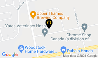 Elite Dance Centre in Woodstock map
