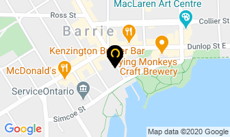 Elite Hair Salon in Barrie map
