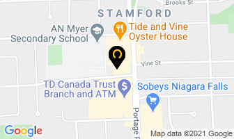 Elite Travel Agency in Niagara Falls map